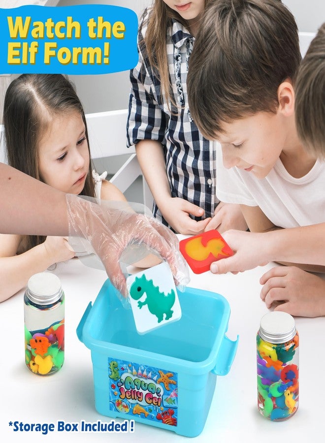 wookidel Magic Gel Water Elf Toy Kit, Aqua Fairy Water Gel Kit for Kids with 10PCS Aqua Jelly Gels & Animal Mold, Gift for Christmas, Easter, Birthday, New Year, Creative Art Craft Girls 6 7 8 9 10 Year Old - Image 5